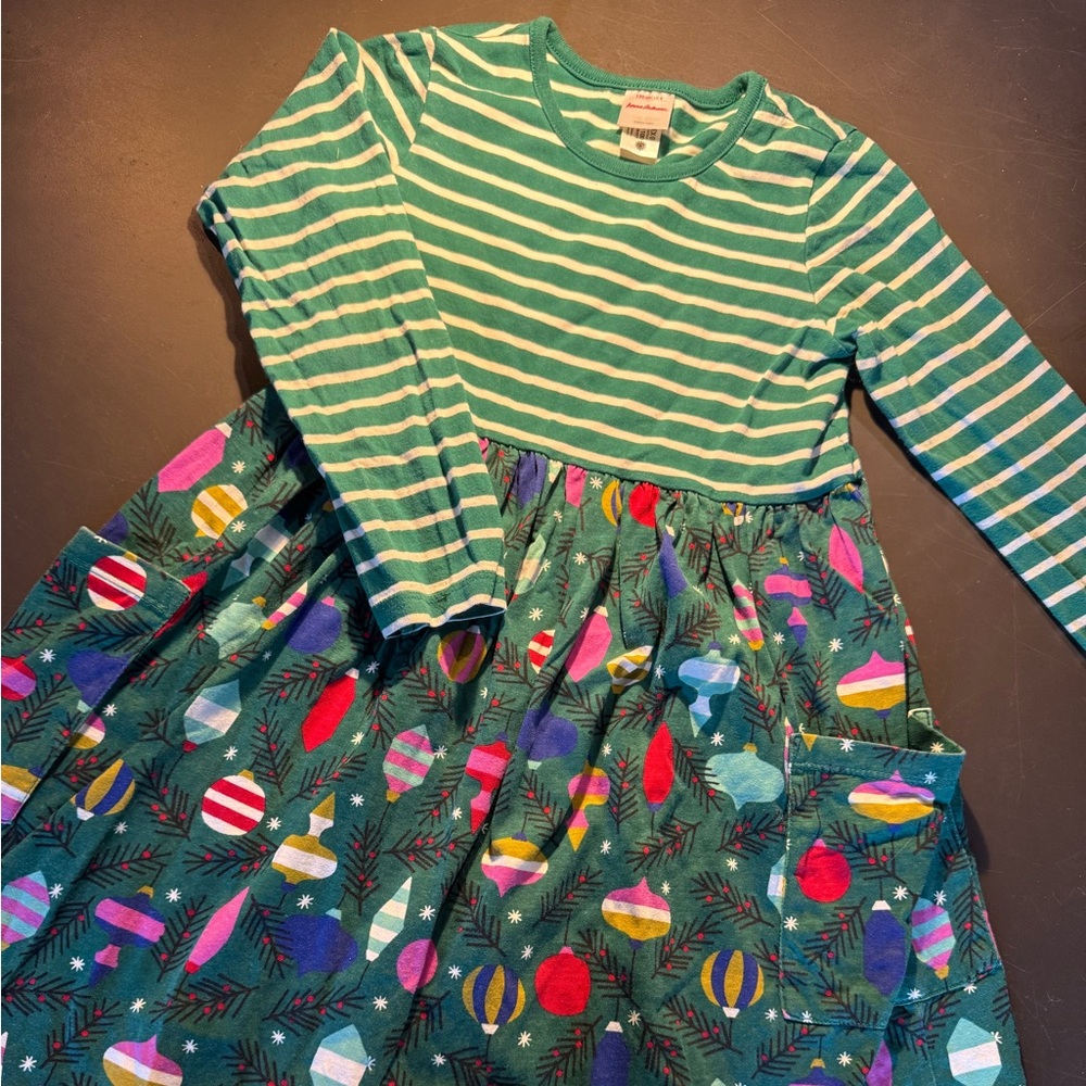 Hanna Andersson Holiday/Christmas Dress - Ornaments